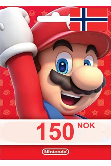 Nintendo eShop Gift Prepaid Card 150 NOK Norway CD Key SmartCDKeys