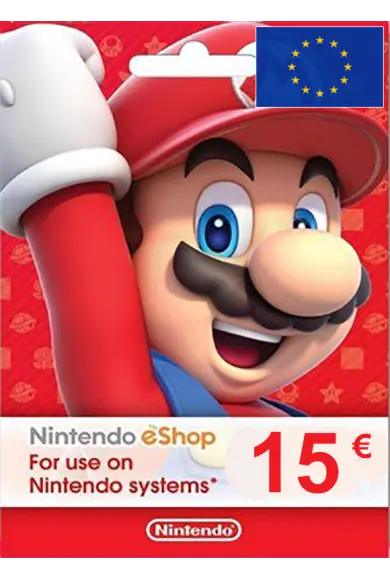 Comprar Nintendo eShop - Prepaid Card 15€ (EUR) (Tarjeta prepago) CD Key  barato | SmartCDKeys