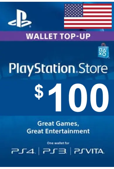 spiraal Goodwill Trekker Goedkope PSN - PlayStation Network - Gift Card $100 (USD) (USA) CD-KEY  Kopen | SmartCDKeys