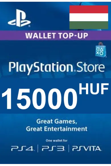 Buy PSN PlayStation Network Gift Card 15.000 HUF Hungary