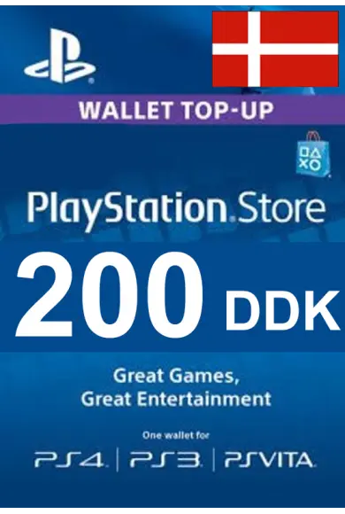 Køb PSN - PlayStation Network - Gift 200 (DDK) (Denmark) Key - Billige spil | SmartCDKeys