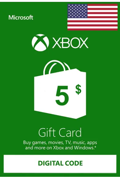 5 microsoft gift shop card