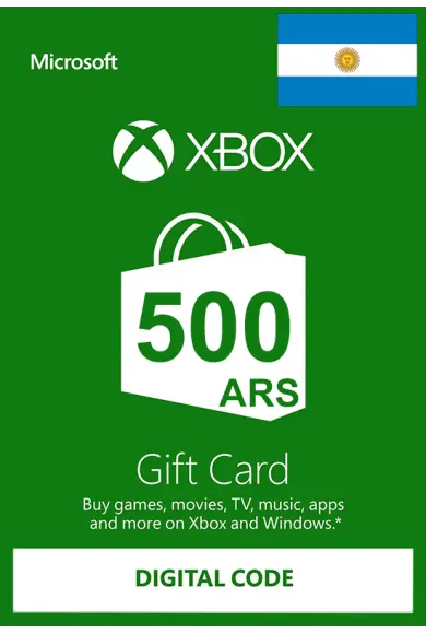 Buy XBOX Live 500 ARS Gift Card Argentina SmartCDKeys