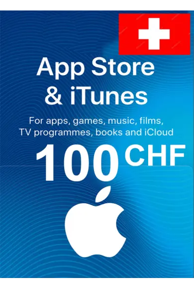 Carte AppleStore/iTunes de CHF 100.