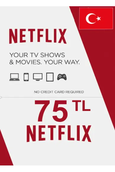 Buy Netflix Gift Card 75 Tl Turkey Cheap Cd Key Smartcdkeys