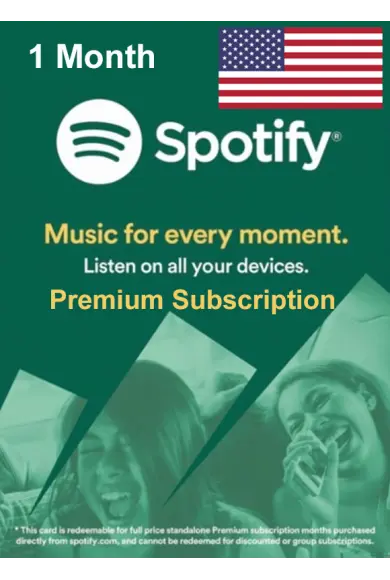 Spotify Premium Subscription 1 Month (USA) CD-Key – Pelikauppa | SmartCDKeys
