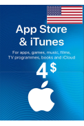 Apple iTunes Gift Card - $4 (USD) (USA) App Store