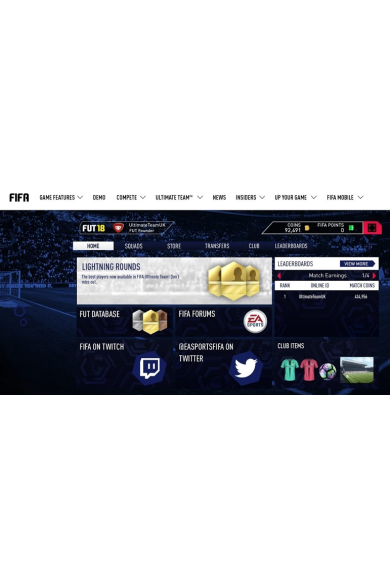 FIFA 18 - Ultimate Team 2200 Points (Xbox One)