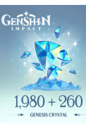 Genshin Impact - 1980 + 260 Genesis Crystals