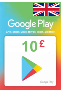 Google Play £10 (GBP) (UK - United Kingdom) Gift Card