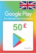 Google Play £50 (GBP) (UK - United Kingdom) Gift Card
