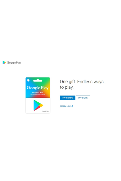 Google Play $75 (USD) (USA/North America) Gift Card