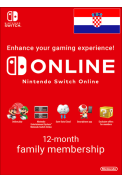Nintendo Switch Online - 12 Month (365 Day - 1 Year) (Croatia) Family Membership