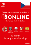 Nintendo Switch Online - 12 Month (365 Day - 1 Year) (Czech Republic) Family Membership
