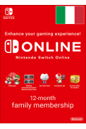 Nintendo Switch Online - 12 Month (365 Day - 1 Year) (Italy) Family Membership