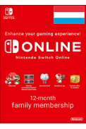 Nintendo Switch Online - 12 Month (365 Day - 1 Year) (Luxembourg) Family Membership