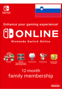 Nintendo Switch Online - 12 Month (365 Day - 1 Year) (Slovenia) Family Membership
