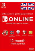 Nintendo Switch Online - 12 Month (365 Day - 1 Year) (UK - United Kingdom) Subscription