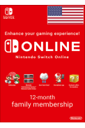 Nintendo Switch Online - 12 Month (365 Day - 1 Year) (USA) Family Membership