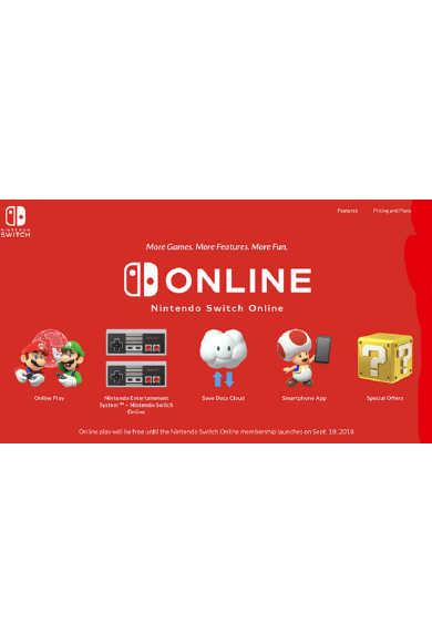 Nintendo Switch Online - 12 Month (365 Day - 1 Year) (Switzerland) Family Membership