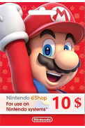 Nintendo eShop - Gift Prepaid Card $10 (USD) (USA)