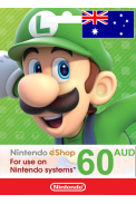 Nintendo eShop - Gift Prepaid Card 60 AUD (Australia)