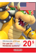 Nintendo eShop - Gift Prepaid Card $20 (USD) (USA)
