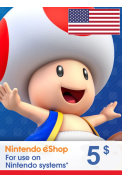 Nintendo eShop - Gift Prepaid Card $5 (USD) (USA)