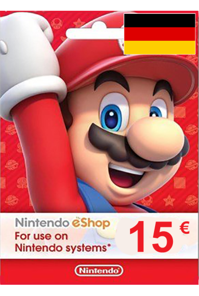 Nintendo eShop - Gift Prepaid Card 15€ (EUR) (Germany)