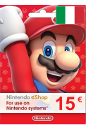Nintendo eShop - Gift Prepaid Card 15€ (EUR) (Italy)