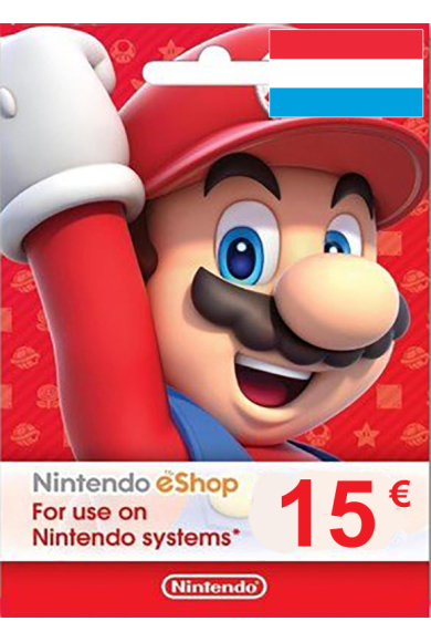 Nintendo eShop - Gift Prepaid Card 15€ (EUR) (Luxembourg)