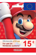 Nintendo eShop - Prepaid Card 15€ (EUR) (Tarjeta prepago)