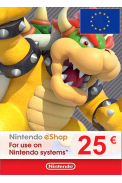 Nintendo eShop - Gift Prepaid Card 25€ (EUR)