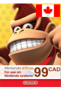 Nintendo eShop - Gift Prepaid Card 99 CAD (CANADA)