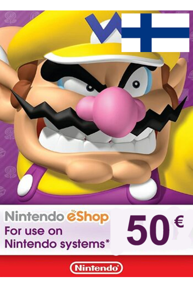 Nintendo eShop - Gift Prepaid Card 50€ (EUR) (Finland)