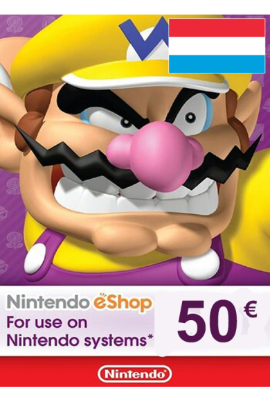 Nintendo eShop - Gift Prepaid Card 50€ (EUR) (Luxembourg)