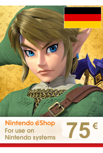 Nintendo eShop - Gift Prepaid Card 75€ (EUR) (Germany)