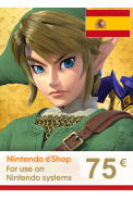 Nintendo eShop - Gift Prepaid Card 75€ (EUR) (Spain)