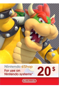 Nintendo eShop - Gift Prepaid Card $20 (USD) (North America)