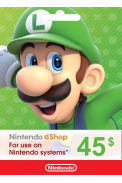 Nintendo eShop - Gift Prepaid Card $45 (USD) (North America)