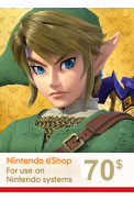 Nintendo eShop - Gift Prepaid Card $70 (USD) (North America)