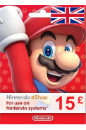 Nintendo eShop - Gift Prepaid Card £15 (GBP) (UK)