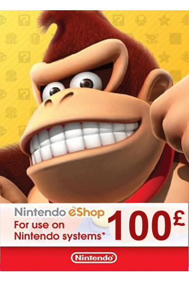 Nintendo eShop - Gift Prepaid Card £100 (GBP) (UK)