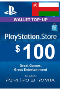 PSN - PlayStation Network - Gift Card $100 (USD) (Oman)