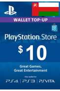 PSN - PlayStation Network - Gift Card 10$ (USD) (Oman)