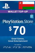 PSN - PlayStation Network - Gift Card $70 (USD) (Oman)