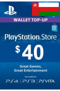 PSN - PlayStation Network - Gift Card $40 (USD) (Oman)