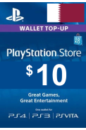 PSN - PlayStation Network - Gift Card $10 (USD) (Qatar)