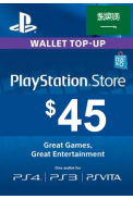 PSN - PlayStation Network - Gift Card $45 (USD) (Saudi Arabia)