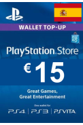 PSN - PlayStation Network - Gift Card 15€ (EUR) (Spain) (PS4)